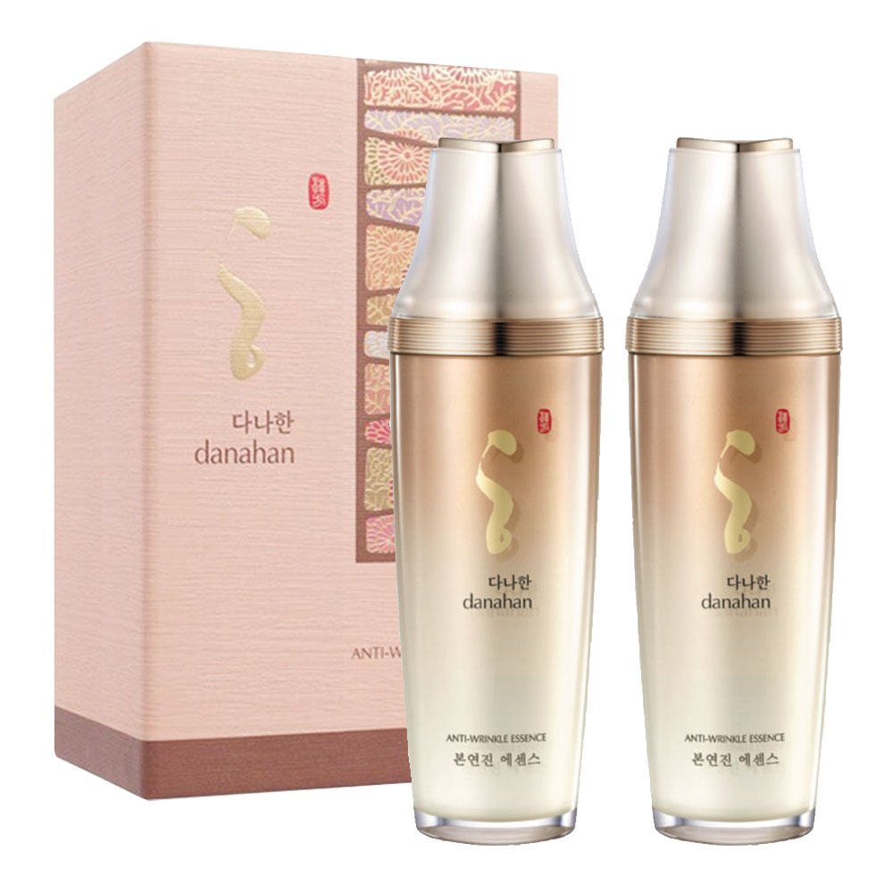다나한 본연진 에센스 50ml 기획세트 수액31ml 유액31ml 국내산 한방원료 안티에이징크림 : 바질우산
