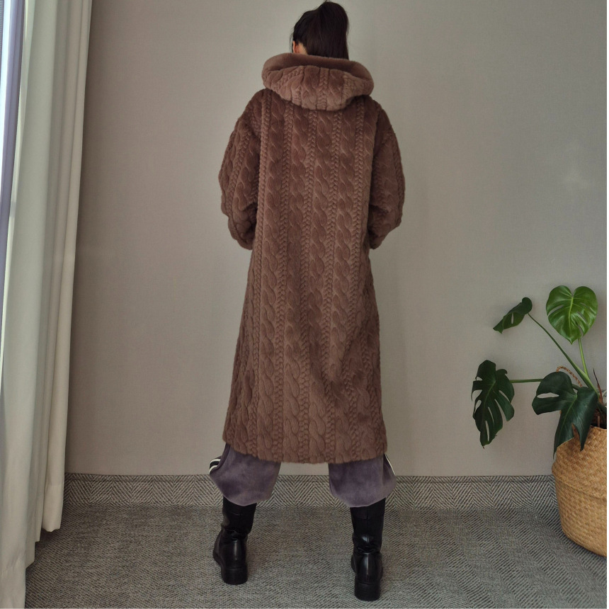 인조밍크코트 후드밍크코트 에코퍼 상세 이미지 30