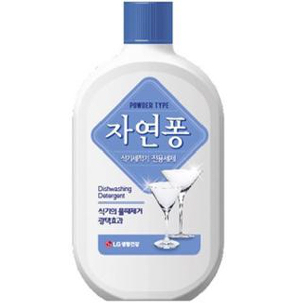 주 워솔케이제이티 LG생활건강 자연퐁 식기 세척기 전용 분말 세제 450G 주방세제 450g 1개 : 바질우산