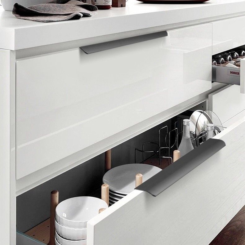 빌스브로 히든 플랩 가구 손잡이 서랍장 씽크대 장농 옷장 80mm