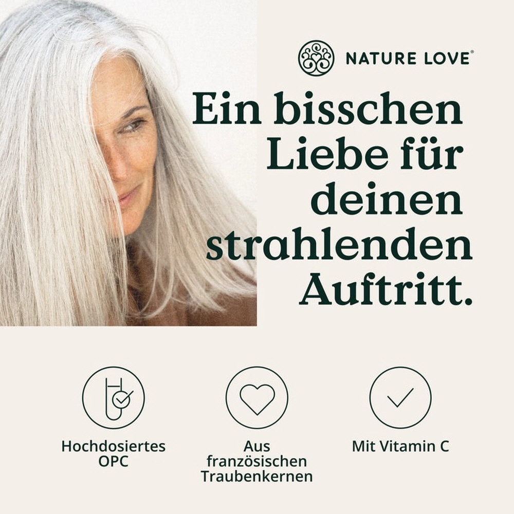 네이처러브 OPC 포도씨 추출물 NATURELOVE 독일 프리미엄 3개월분 180캡슐 - 상세 이미지 2