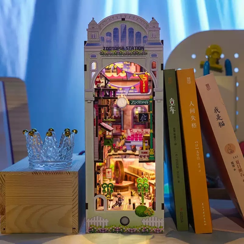 주토피아 북눅 북엔드 DIY 디즈니 책장 (한국어번역본포함) 책꽂이 캐릭터북엔드