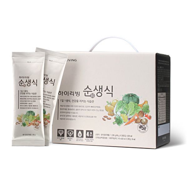 하이리빙 순생식 30포 한끼 식사 간단한 체 아침한끼 하이리 : 포레해오름상점