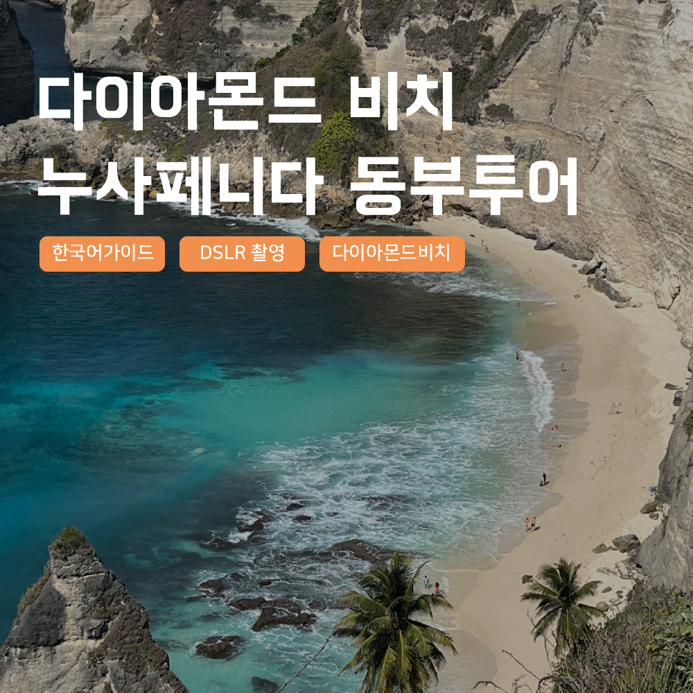 [발리] 누사페니다 동부투어 다이아몬드비치 한국어가이드 스냅사진 택시투어 스노클링