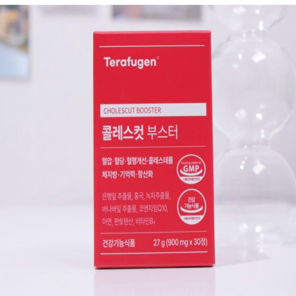 테라퓨젠 TERAFUGEN 콜레스컷 부스터 900mg x 30정 : 애풀 씨
