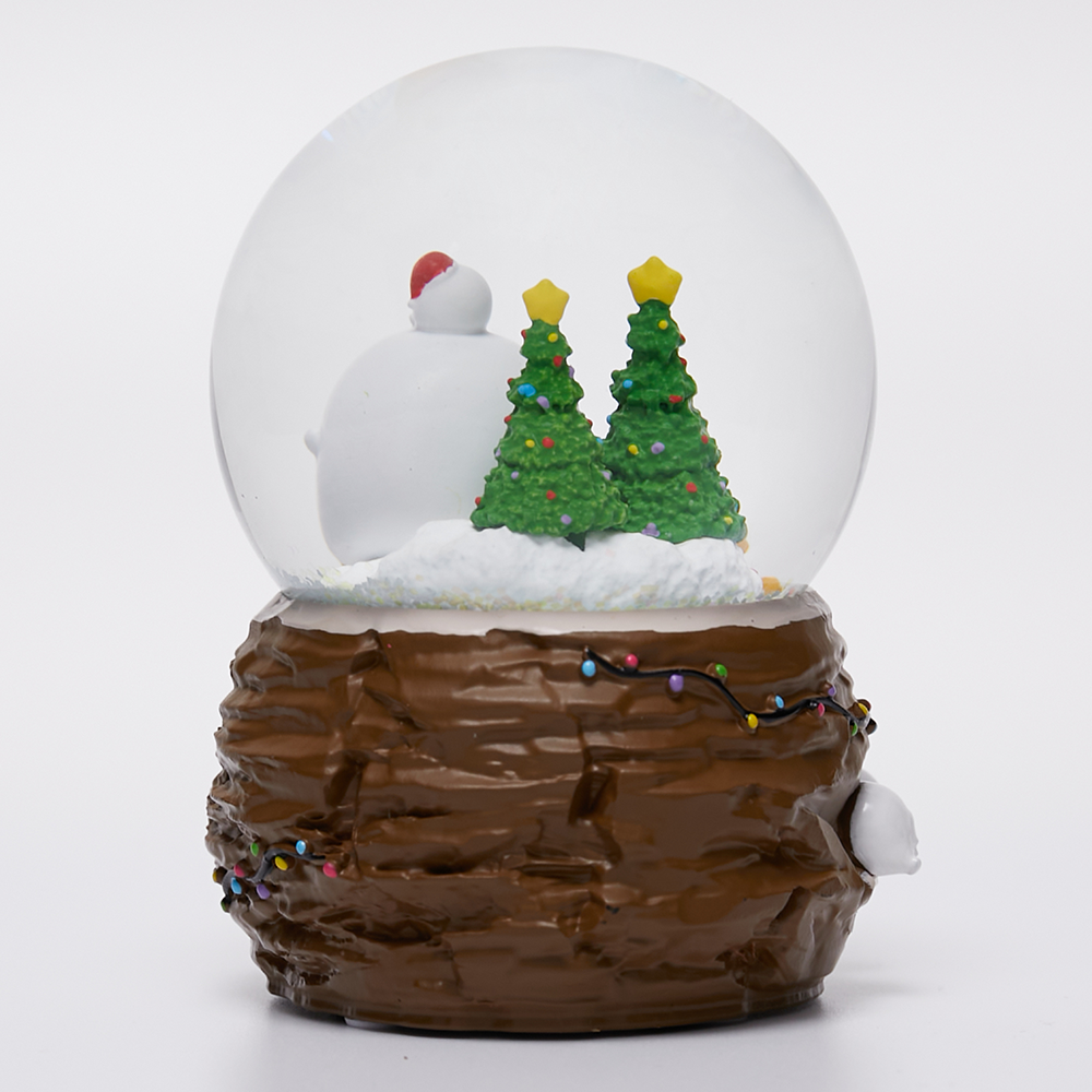 삐뚤이 눈오리 스노우볼 LED 워터볼 크리스마스 연말 선물 입삐뚤오리 캐릭터 굿즈