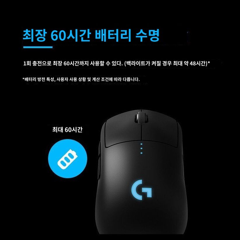 로지텍 지슈라2 덱스 게이밍 마우스 PRO X SUPERLIGHT 2 DEX GPW4 화이트 - 상세 이미지 5