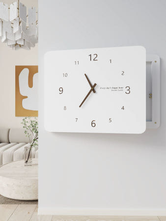 [해외]실용적 전기 배전함 시계 장식화 장식 커버 벽걸이 인테리어 소품 숨기기 가리개 실용적인 너도밤나무 밝은 색깔의 손 (무료 펀칭 및 펀칭 악세사리 포함) 가로구간 40x30(