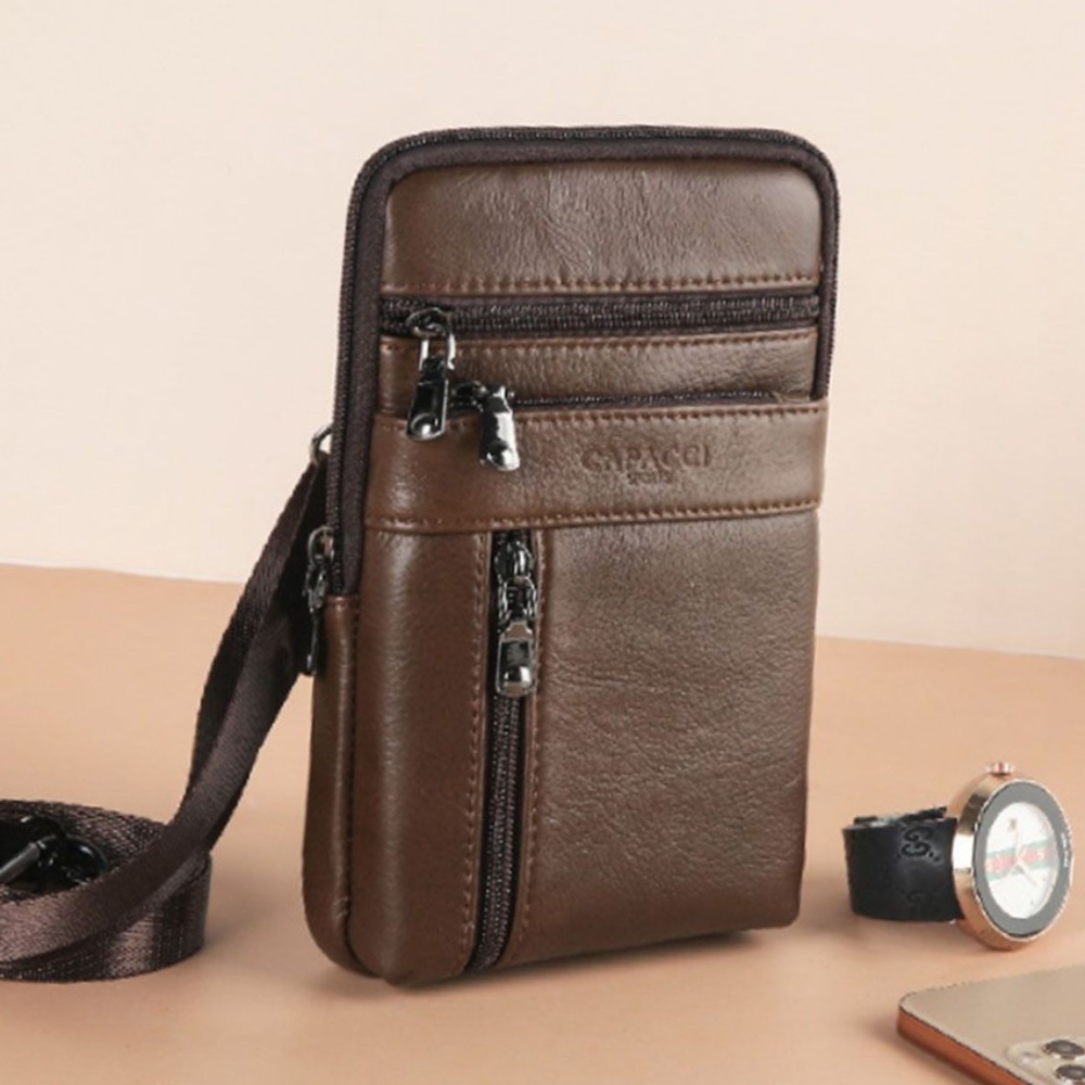 남성 크로스백 가방 데일리 가죽 핸드백 미니 고급