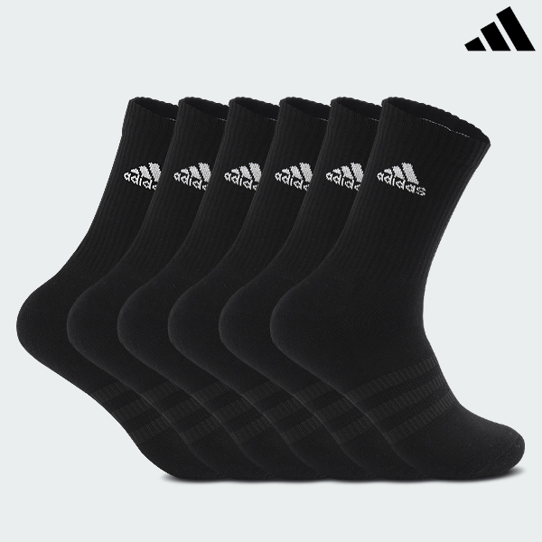 나이키 테니스 장목 양말 스포츠웨어 쿠션 SPW 크루삭스 스포츠양말 블랙 6개입