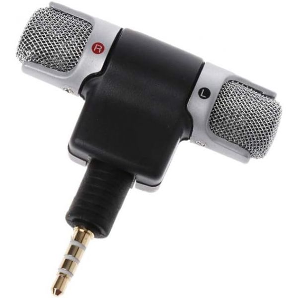 1PCS 미니 3.5mm 잭 마이크 스테레오 콘덴서 모바일 폰 음성 녹음 인터넷 채팅 1692814 : 황금무역잡화점
