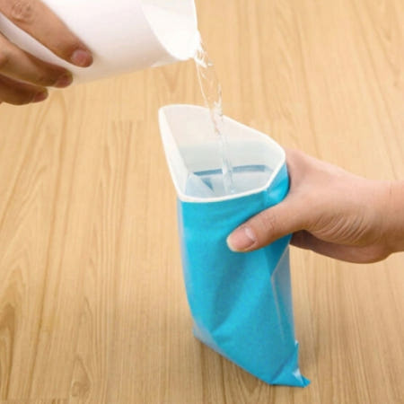 급속응고 가림막포함 이동식소변기 환자용변기 소변봉투 소변팩