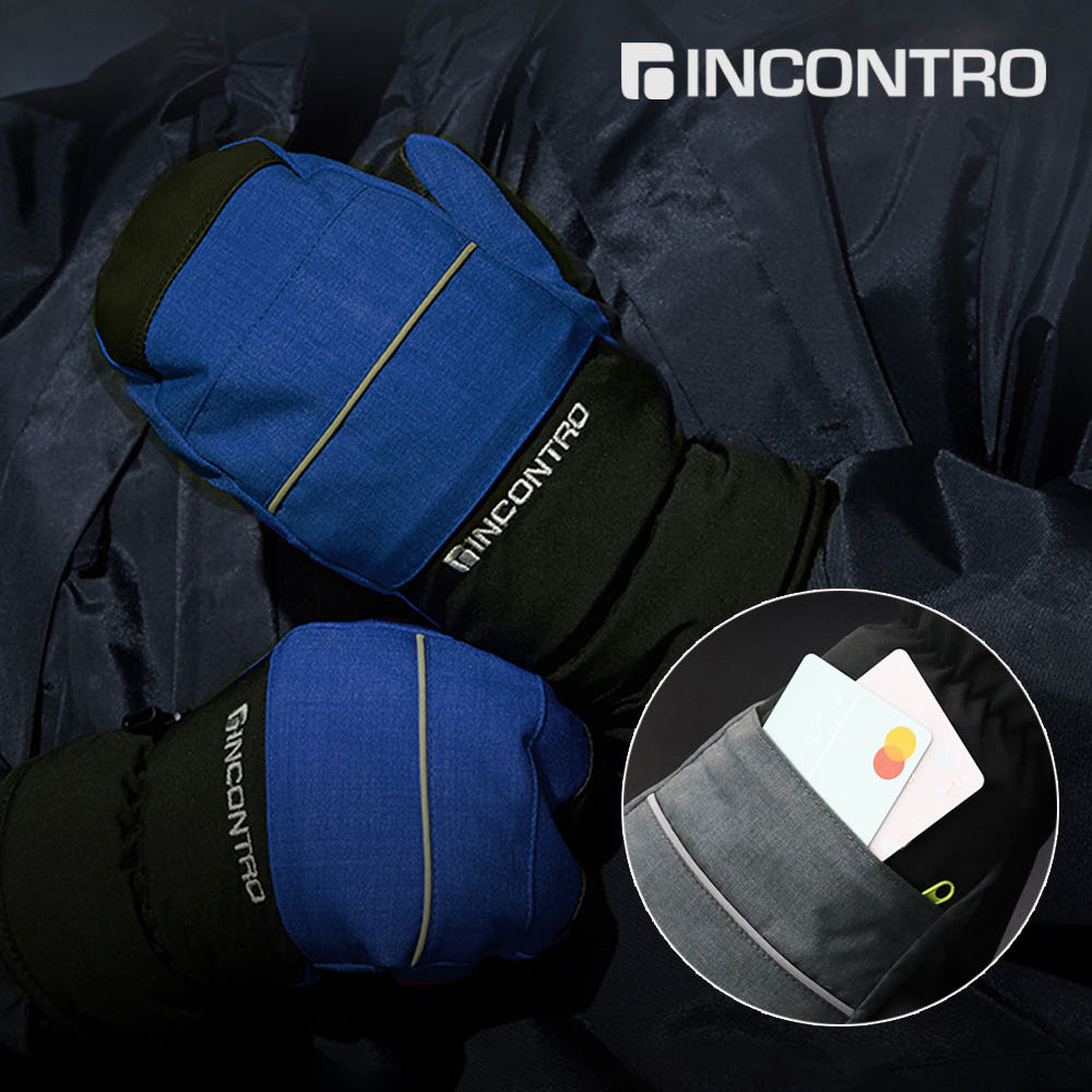 인콘트로 장갑 착용샷