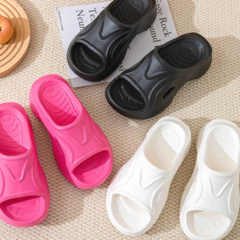 키높이 여성 통굽 샌들 실내화 슬리퍼 리프트