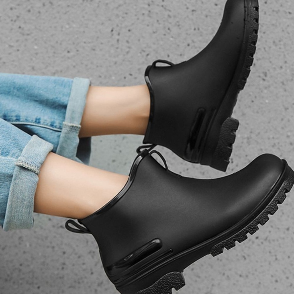 남녀 심플 신발 장화 숏 비 여름 레인부츠 장마철