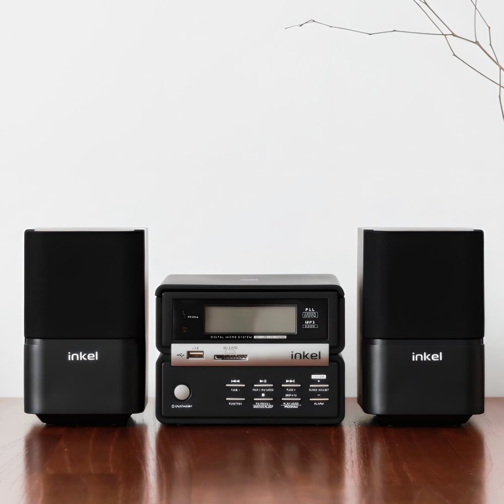 인켈 IK-CP250MC 올인원 가정용 블루투스 미니 오디오 컴포넌트 CD 라디오