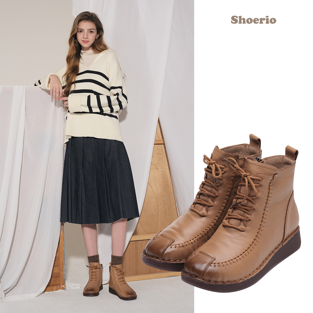 앵클부츠 여성겨울신발 슈리오 올리비아 앵글부츠 - 상세 이미지 5