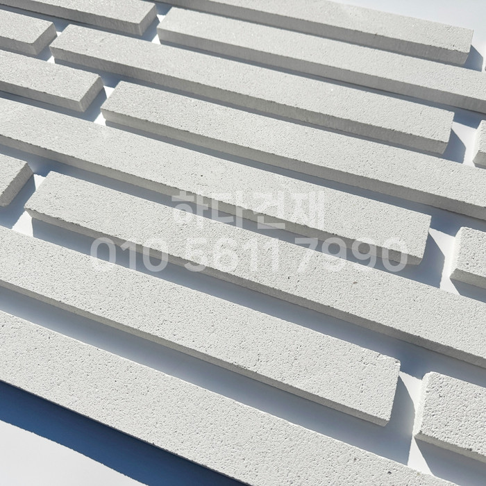 라일락 모노타일 500x50x17T 펄화이트 / 하다건재 와이드벽돌타일