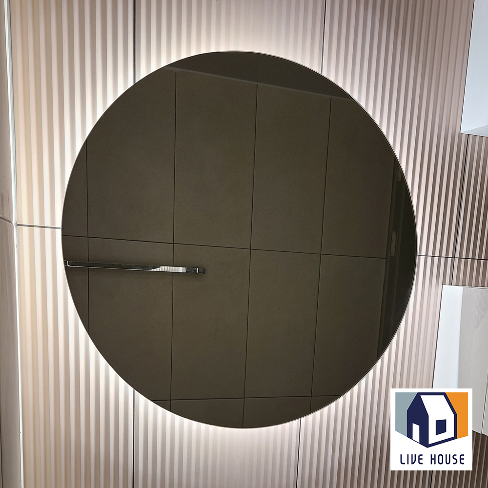 LED 원형 거울 화장대 인테리어 거울 터치식 디밍 800파이