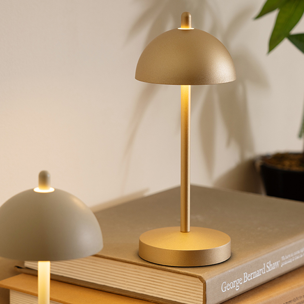 플랜룩스 미니 터치 탁상 무선 led 무드등 세르네 카페 침실 테이블 조명