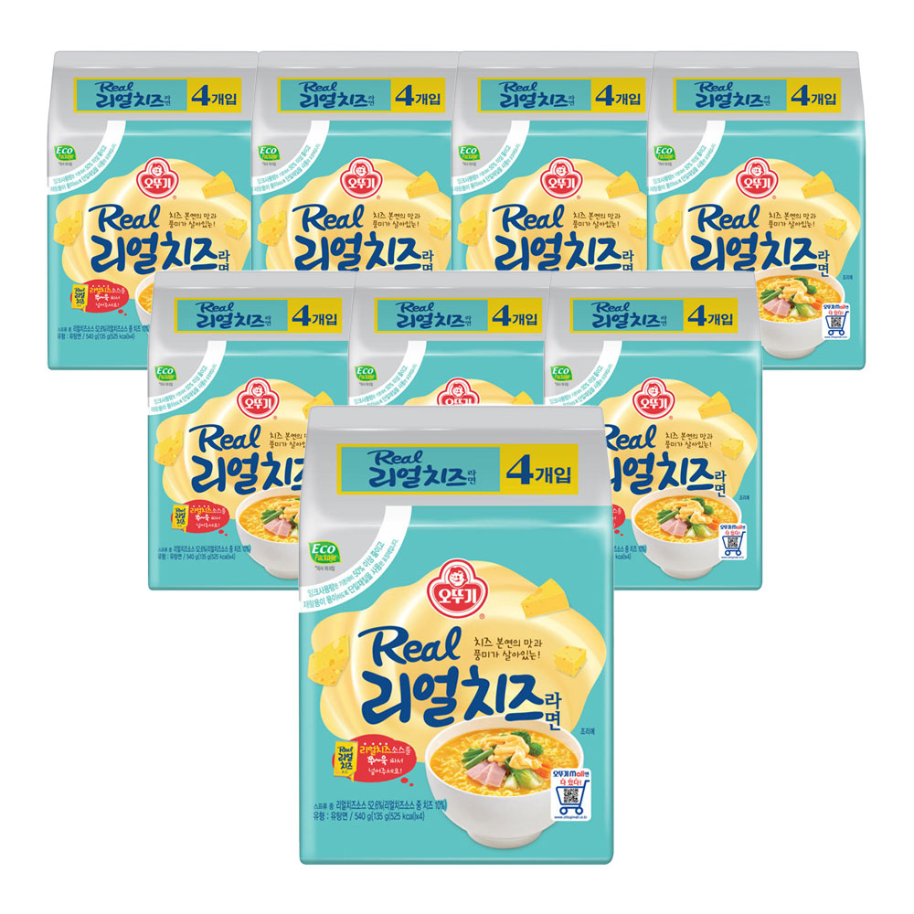 오뚜기 리얼치즈라면 135g, 32개