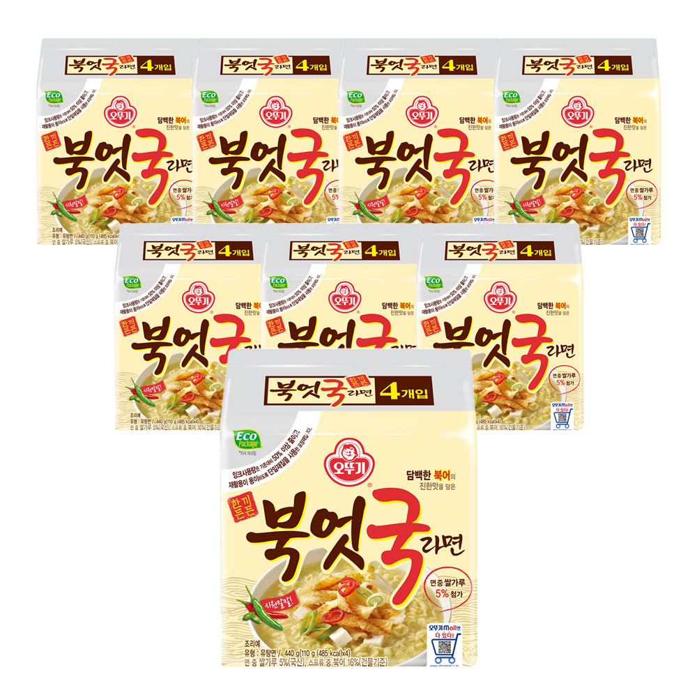 오뚜기 북엇국라면 110g, 32개