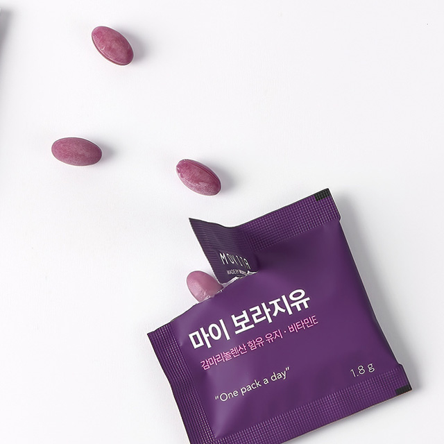 모비타 마이 보라지유 감마리놀렌산 PMS 피부면역 여성 영양제 30일분 120캡슐, 2개 - 상세 이미지 2