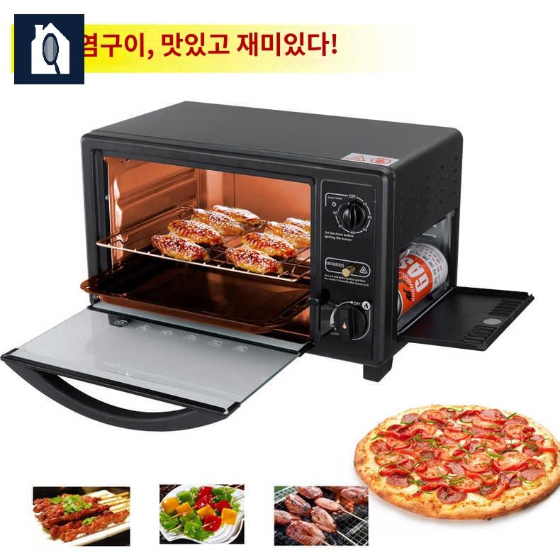 소형 오븐 야외 캠핑 부탄 큐 오븐기 휴대용 미니 - 상세 이미지 3