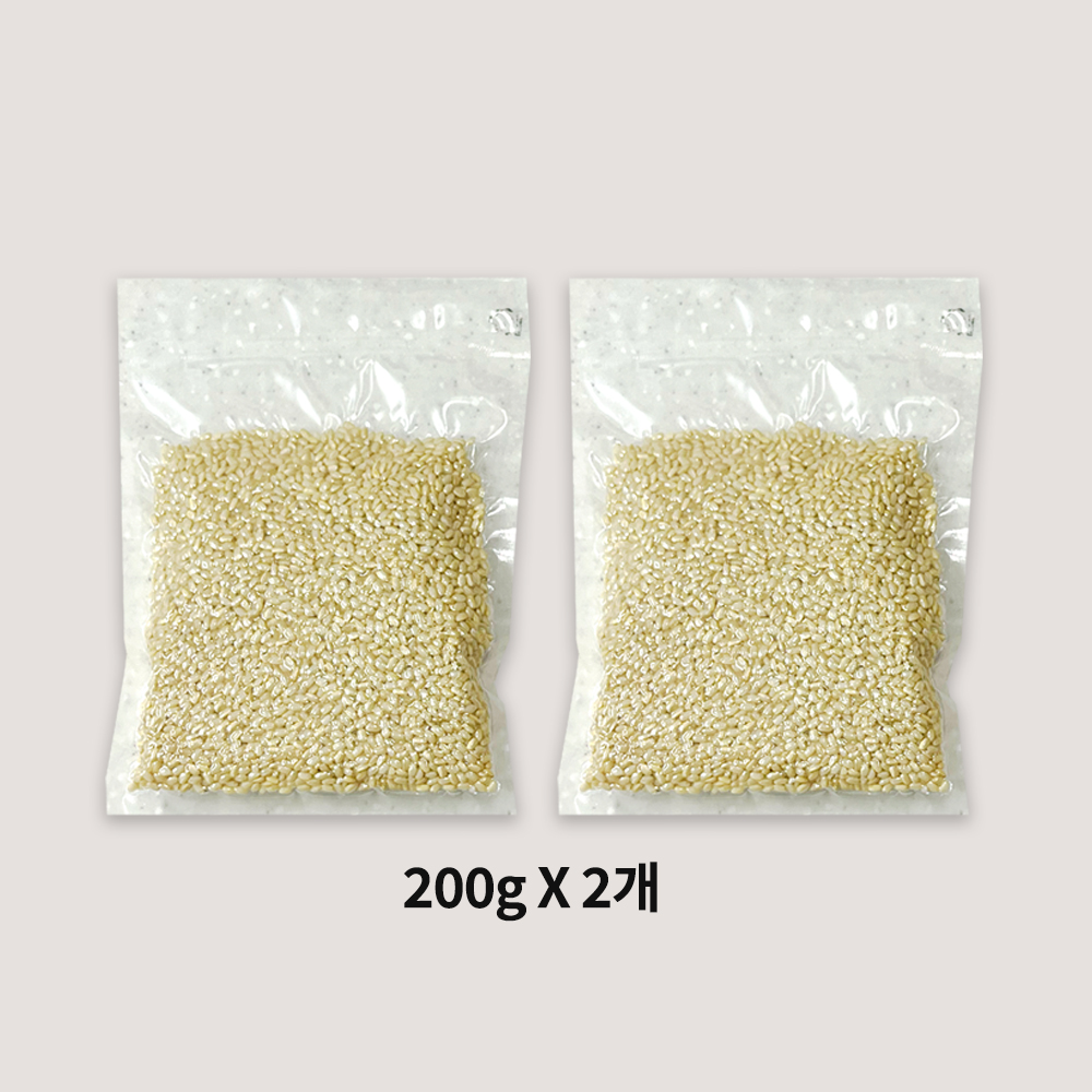 황미 쌀 오분도미 5분도미 소분 진공포장 5D힐링 밥이보약 400g, 1개 - 상세 이미지 2