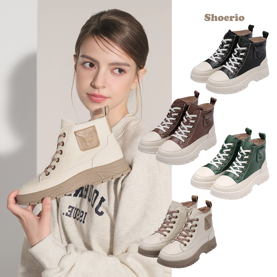 여성워커 통굽 키높이 발편한 부츠 겨울신발 슈리오 루이스 워커