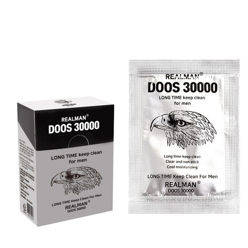 리얼맨 도스 30000 크림 10개입 남성청결제 세정 러브제리 부부 올리브영 관계 휴대용 - 상품 이미지