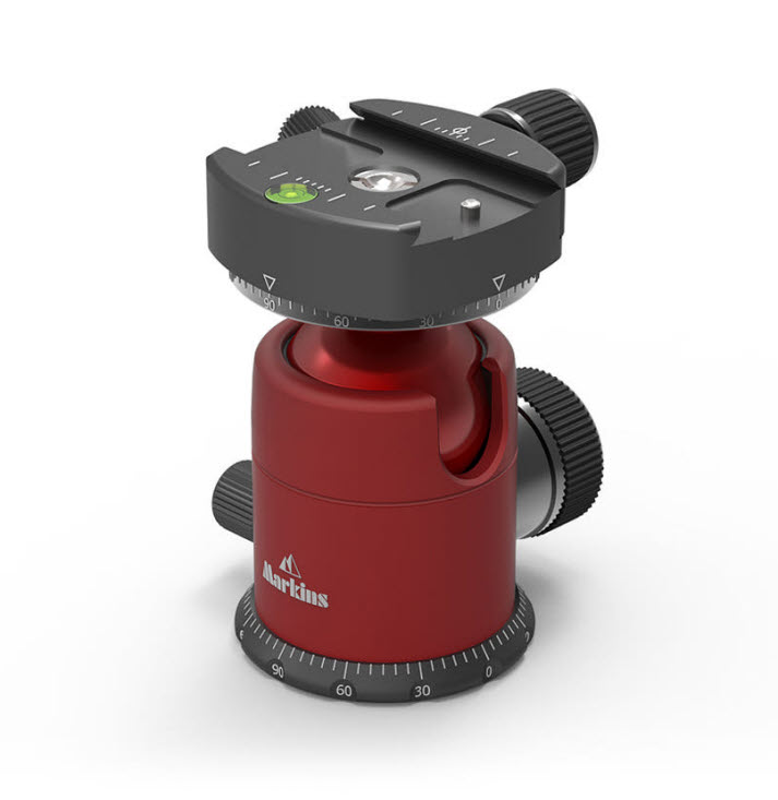 마킨스 볼헤드 Q10i-P Red 파노라마 / Markins 공식수입사 (주)무한미디어 - 상품 이미지