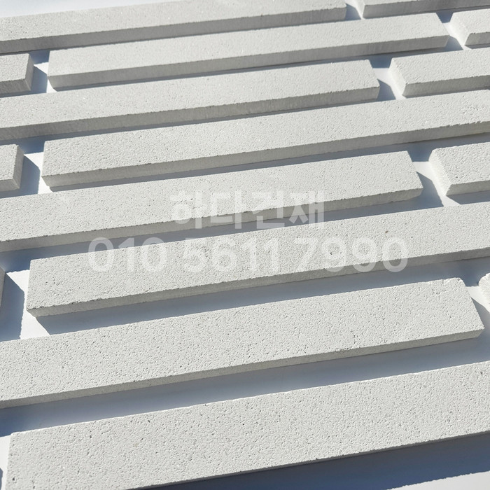 라일락 모노타일 500x50x17T 펄화이트 / 하다건재 와이드벽돌타일