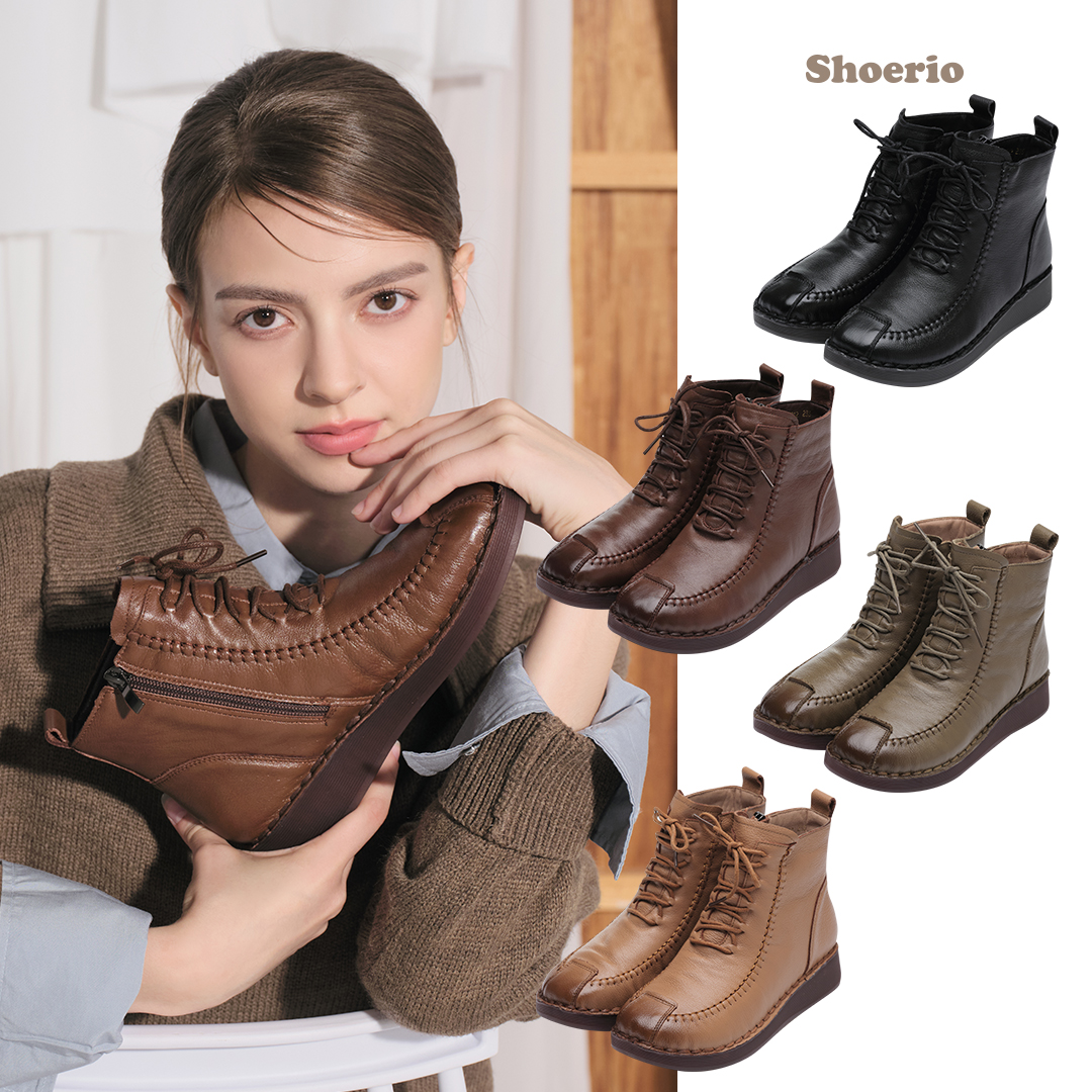 앵클부츠 여성겨울신발 슈리오 올리비아 앵글부츠 - 상품 이미지