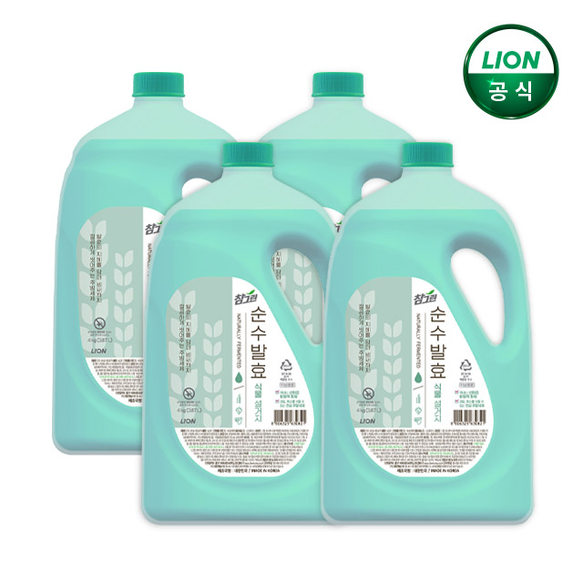 참그린 순수발효 식물 4kg 용기 x 4개(1box)