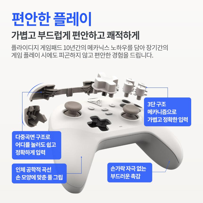 조이트론 플라이디지 게임패드 듄폭스 무선 유선 PC 컨트롤러 모바일 닌텐도 몬스터헌터와일즈 몬헌 상품 이미지