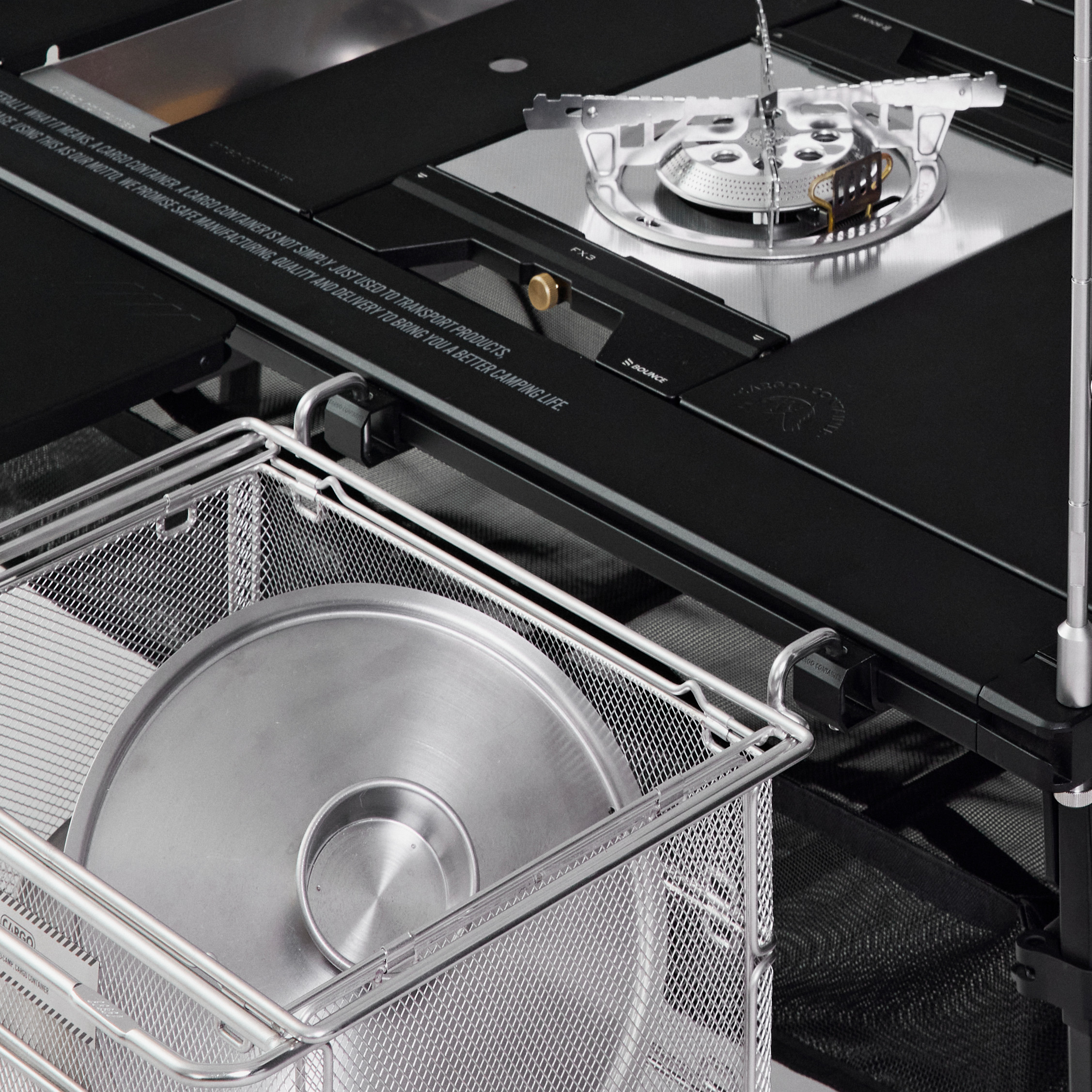 카고컨테이너 멀티 레일 조인트 2p 캠핑 IGT 테이블 유닛 악세서리 ACC 모듈 고리 이미지 3