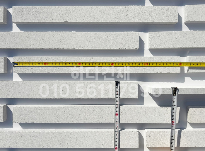 라일락 모노타일 500x50x17T 펄화이트 / 하다건재 와이드벽돌타일