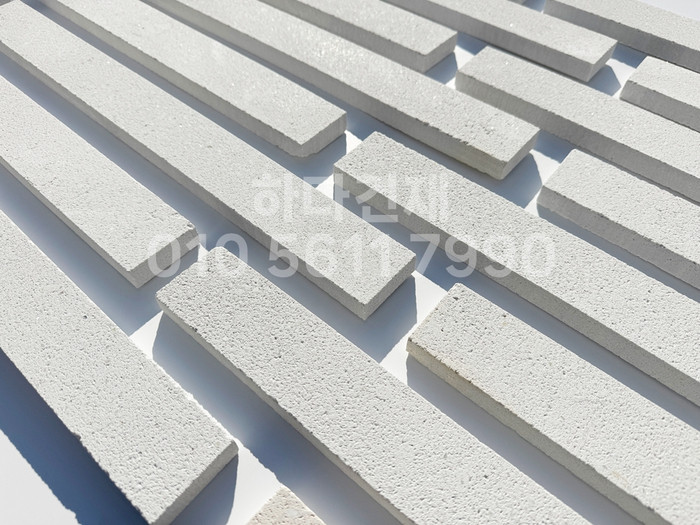 라일락 모노타일 500x50x17T 펄화이트 / 하다건재 와이드벽돌타일