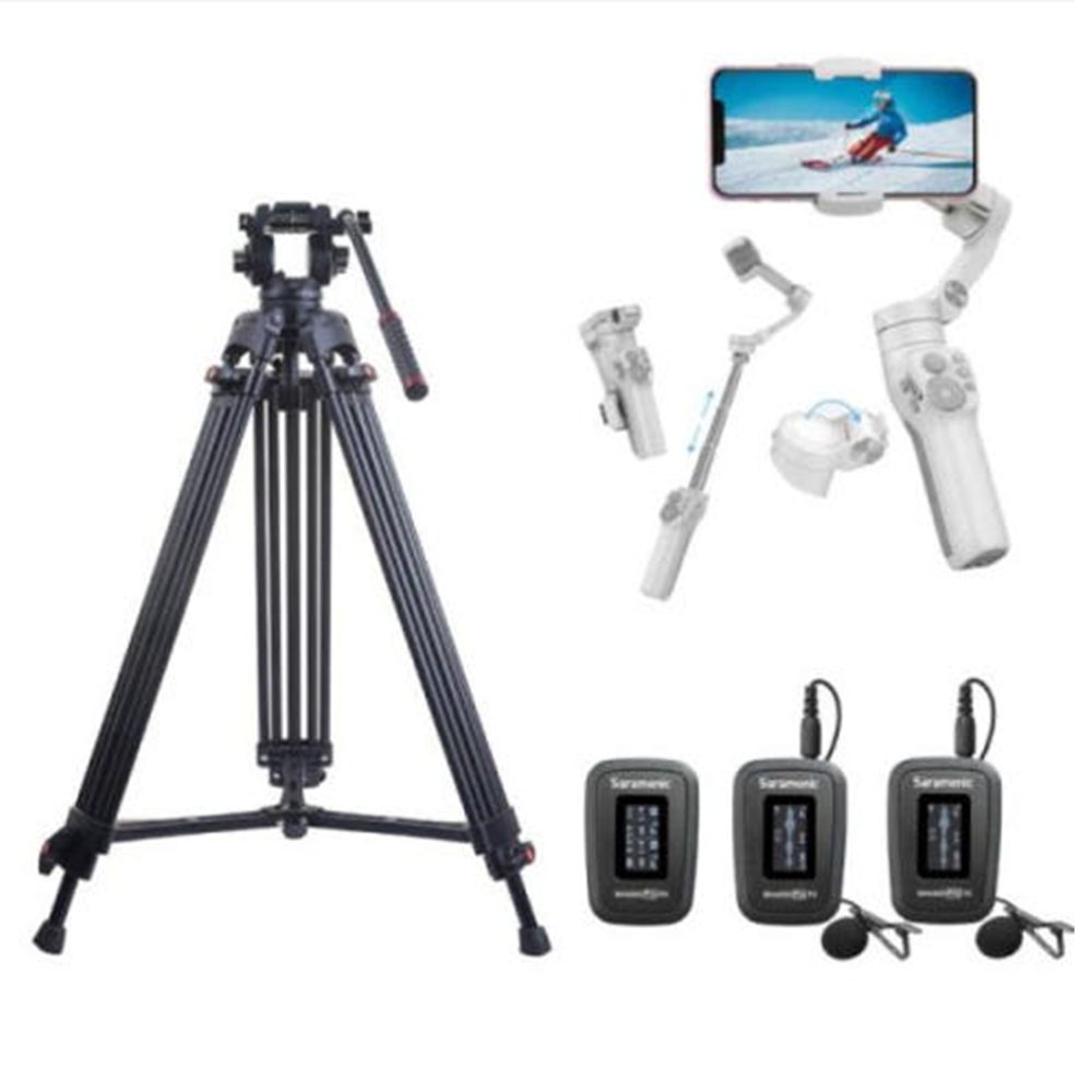 주닉스삼각대 + 사라모닉 BLINK500 PRO B2 + 페이유 VIMBLE3 - 상품 이미지