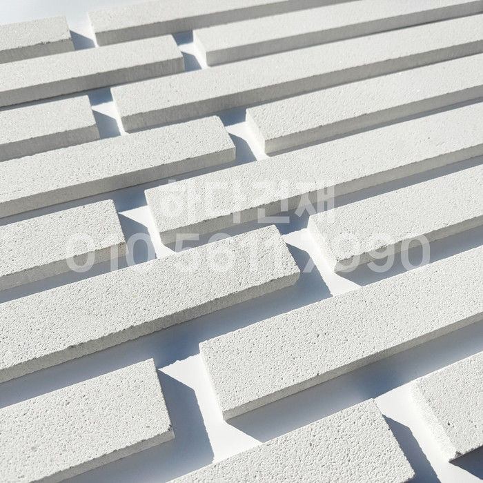 라일락 모노타일 500x50x17T 펄화이트 / 하다건재 와이드벽돌타일