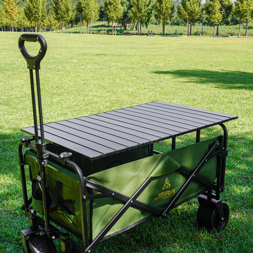 제라 해피 웨건 접이식 카트 JW-120  캠핑웨건 테이블용상판포함