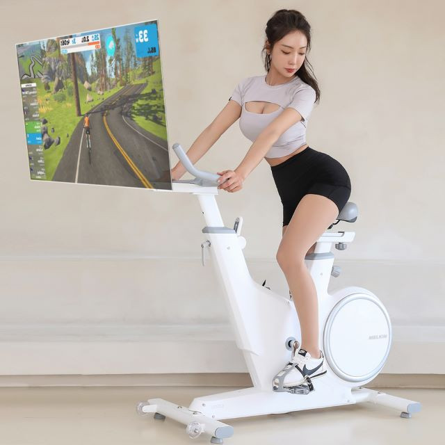 멜킨 스마트 스피닝 실내자전거 스핀바이크 헬스 사이클 즈위프트 게임 젠틀 마그네틱 10kg 사진 4