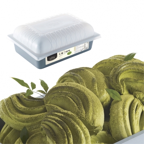 흥국 노블 그린티 젤라또 2kg 2개 카페 업소용 아이스크림 - 상품 이미지