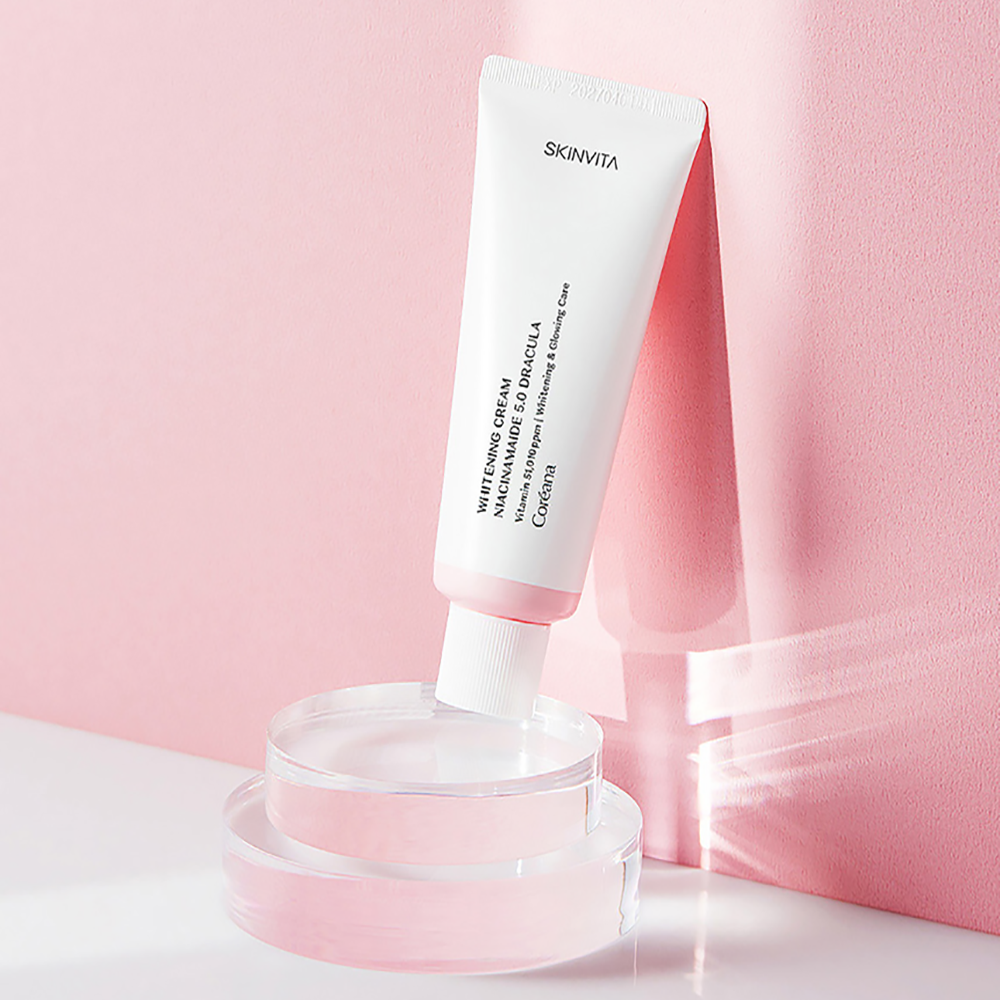 코리아나 스킨비타 화이트닝 톤업크림 / 민감피부 수분 진정 청순 톤업 60ml, 1개 - 상품 이미지