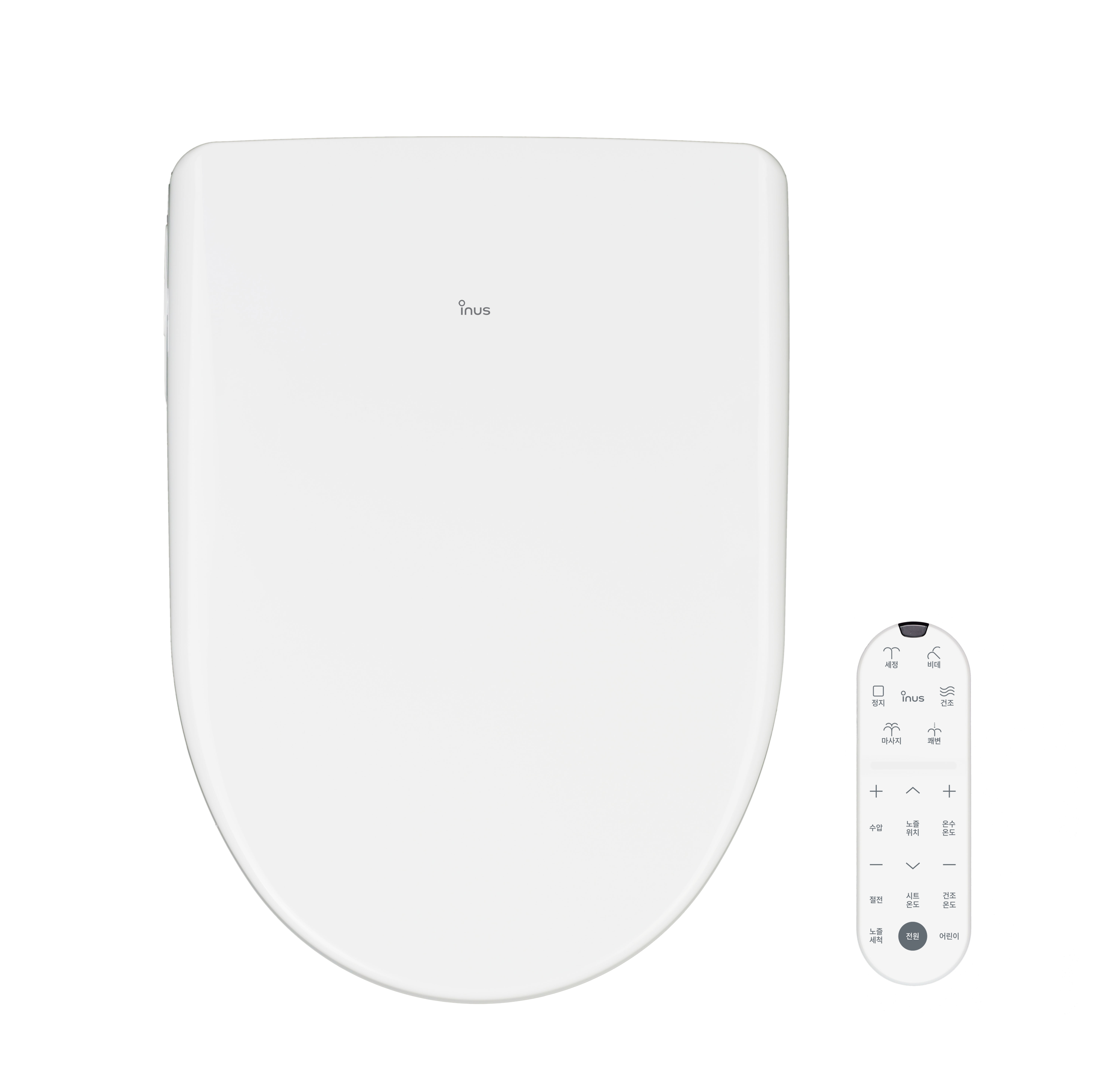 [25년 최신] 이누스 비데 ISA-8200R 필터없는 무선 터치 리모컨 IPX5 방수 등급 비대 구입(간편자가설치) - 상세 이미지 2