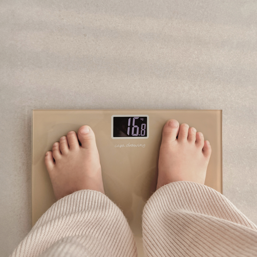 까사드로잉 가정용 디지털 미니 체중계