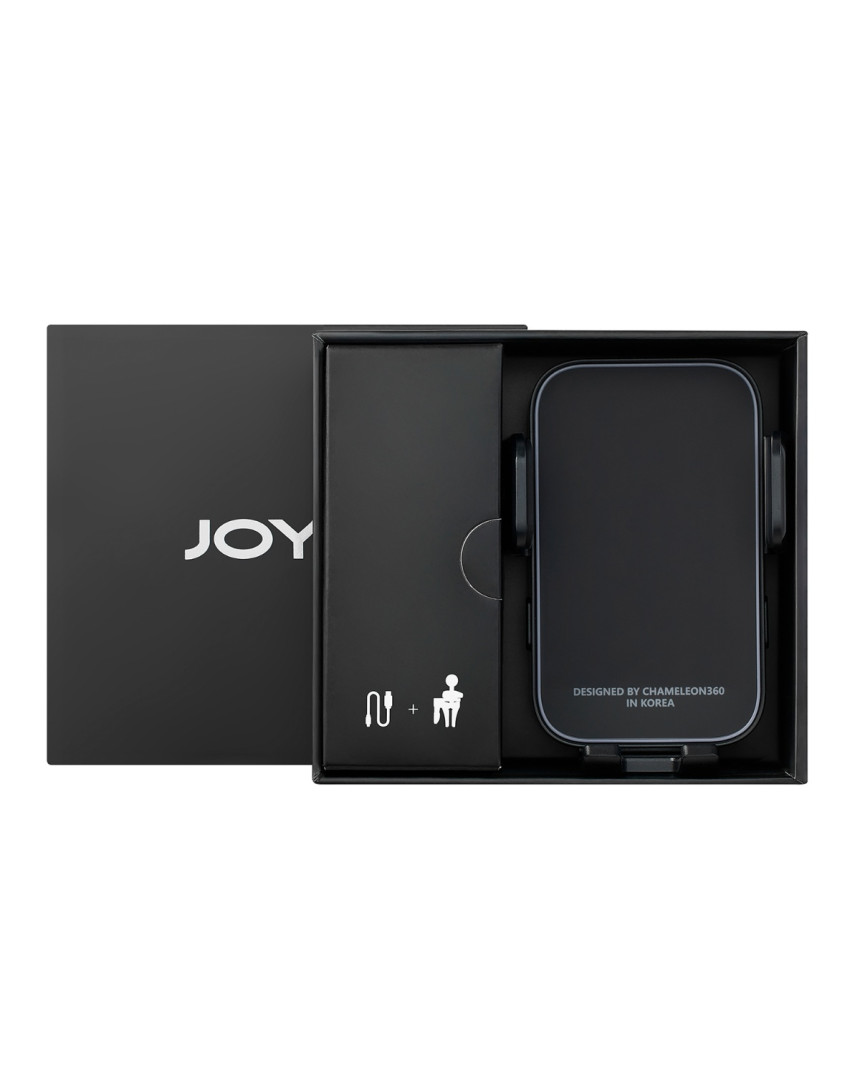 카멜레온360 차량용 핸드폰 거치대 무선 고속 Z플립 휴대폰 15W 듀얼코일 JOY-Z