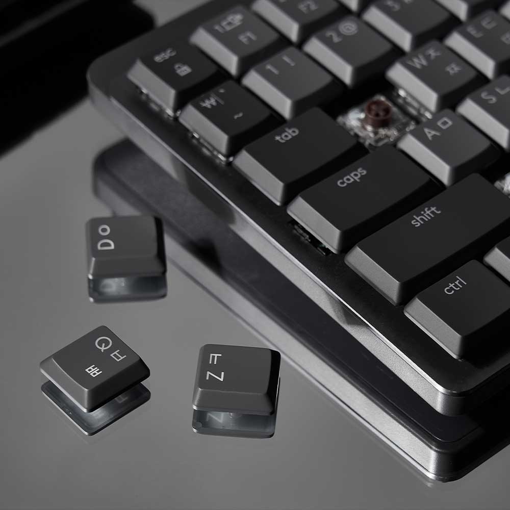 로지텍코리아 공식 MX Mechanical 무선 키보드 블랙, 택타일, 55g - 상세 이미지 2