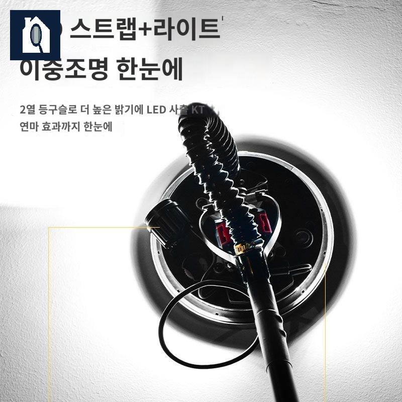 공구 경량 원형 연마 사포 핸드 벽 그라인더 샌딩 샌더 퍼티 고공 샌더기 공사 천정 도구 - 상세 이미지 5